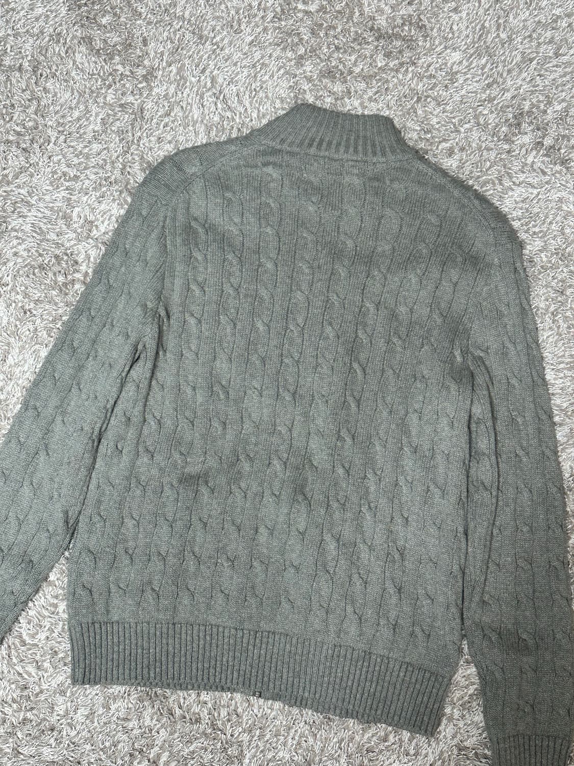 폴로 꽈베기 니트집업 상품이미지4