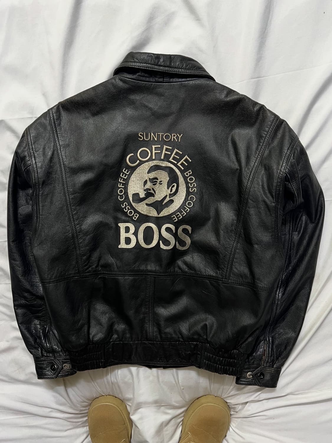 선토리보스 커피 가죽 자켓 상품이미지2
