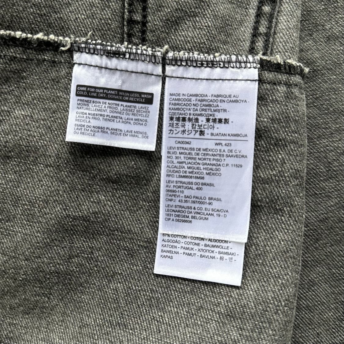 [2XL]리바이스 코듀로이 흑청 트러커 자켓 상품이미지10