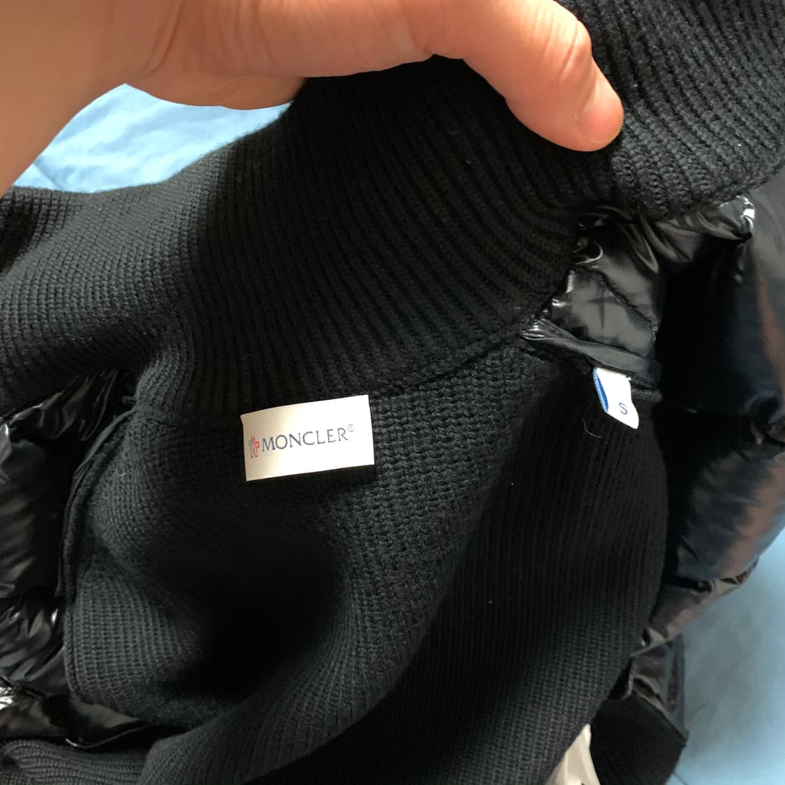 (S) 몽클레어 니트 후드 패딩 자켓 상품이미지6