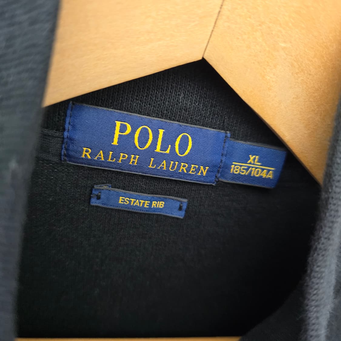 폴로랄프로렌 블랙 풀 지퍼 트랙 니트 상품이미지4