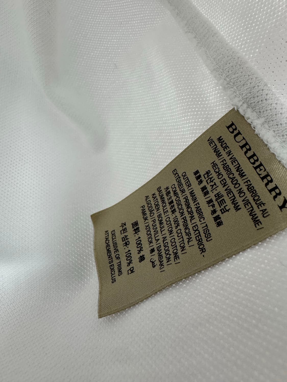 버버리 카라 반팔 티셔츠 상품이미지4