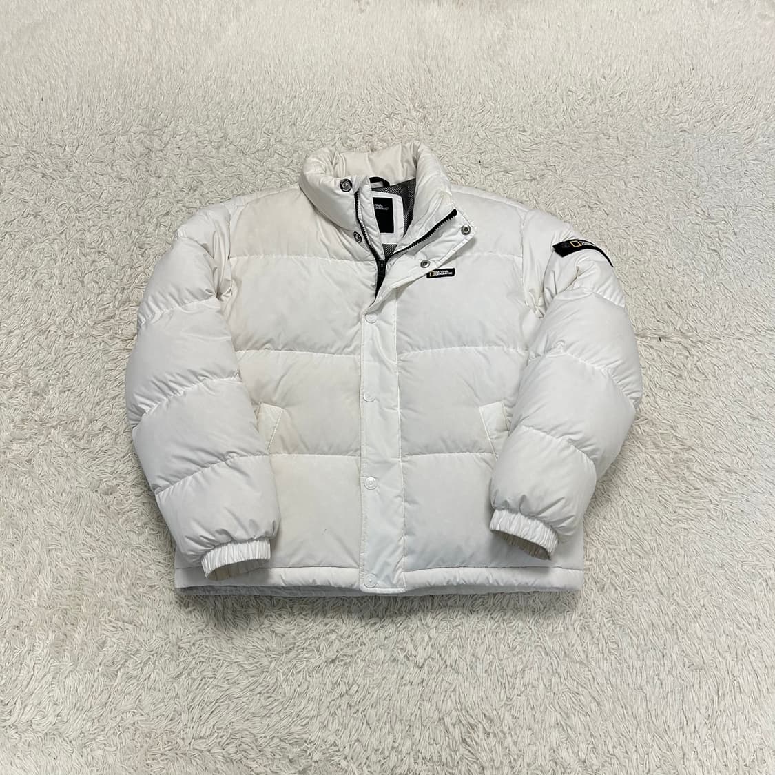 National Geographic White Down Jacket 상품이미지4