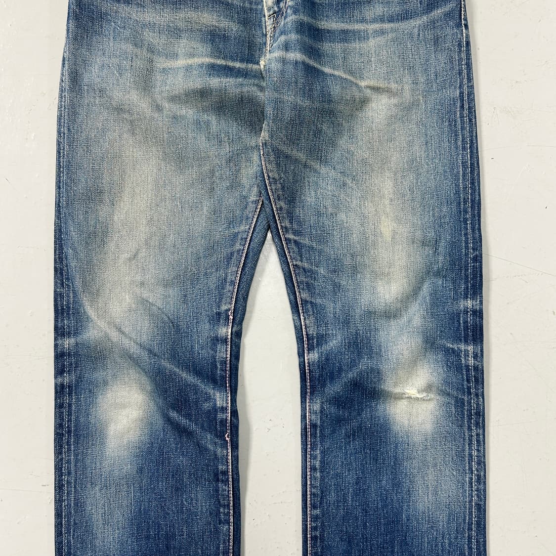 모모타로진스 워시드 셀비지 데님  상품이미지4