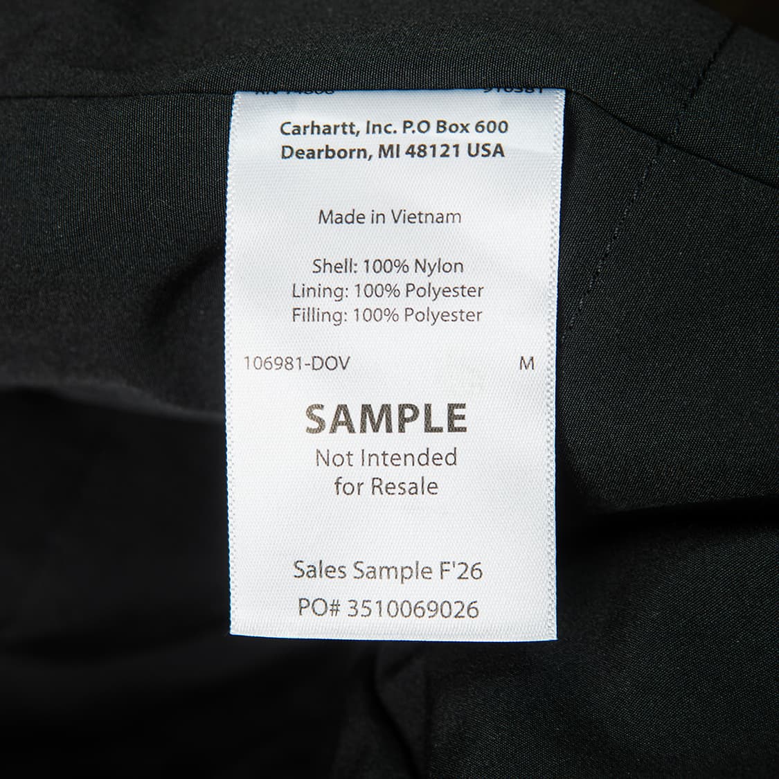 [103] 칼하트 26FW 106981 레인디펜더 소프트쉘 자켓 샘플  상품이미지7