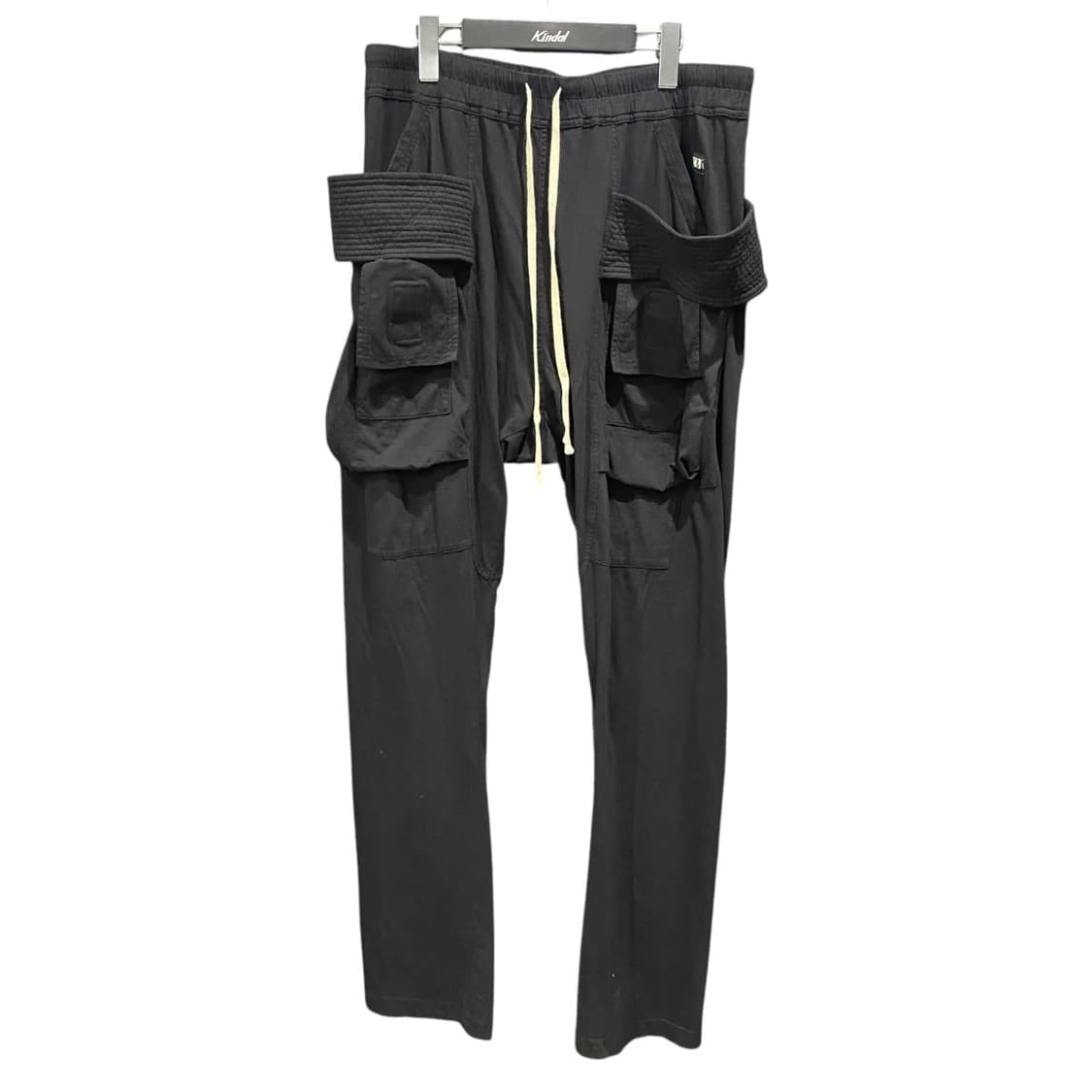 릭오웬스 다크쉐도우 드로우스트링 크리치 카고팬츠 블랙 xs 상품이미지1