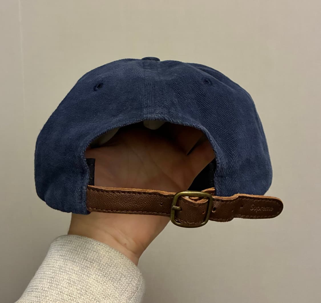 (F)Supreme 슈프림 코듀로이 스크립트 로고 6패널 볼캡 모자 상품이미지5