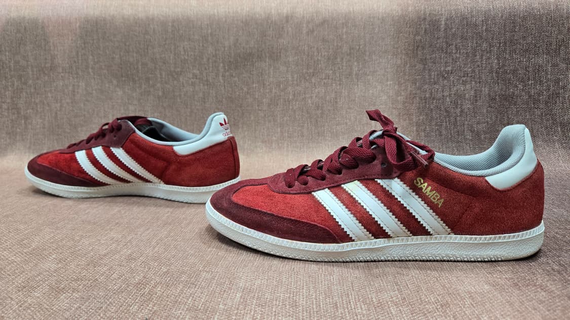아디다스 250mm-  삼바og 레드  스웨이드 상품이미지4