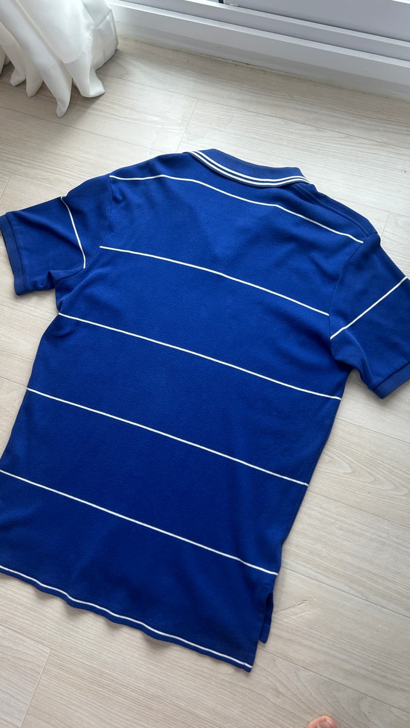 폴로 카라 반팔 블루 스트라이프 S (무료배송) 상품이미지4