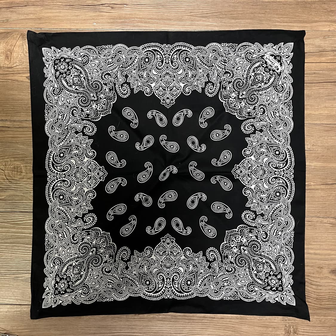 클래식 페이슬리 반다나/스카프(블랙) 상품이미지2