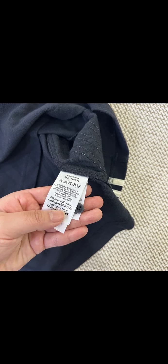 아디다스 검정 삼선 폴로티 M 상품이미지4