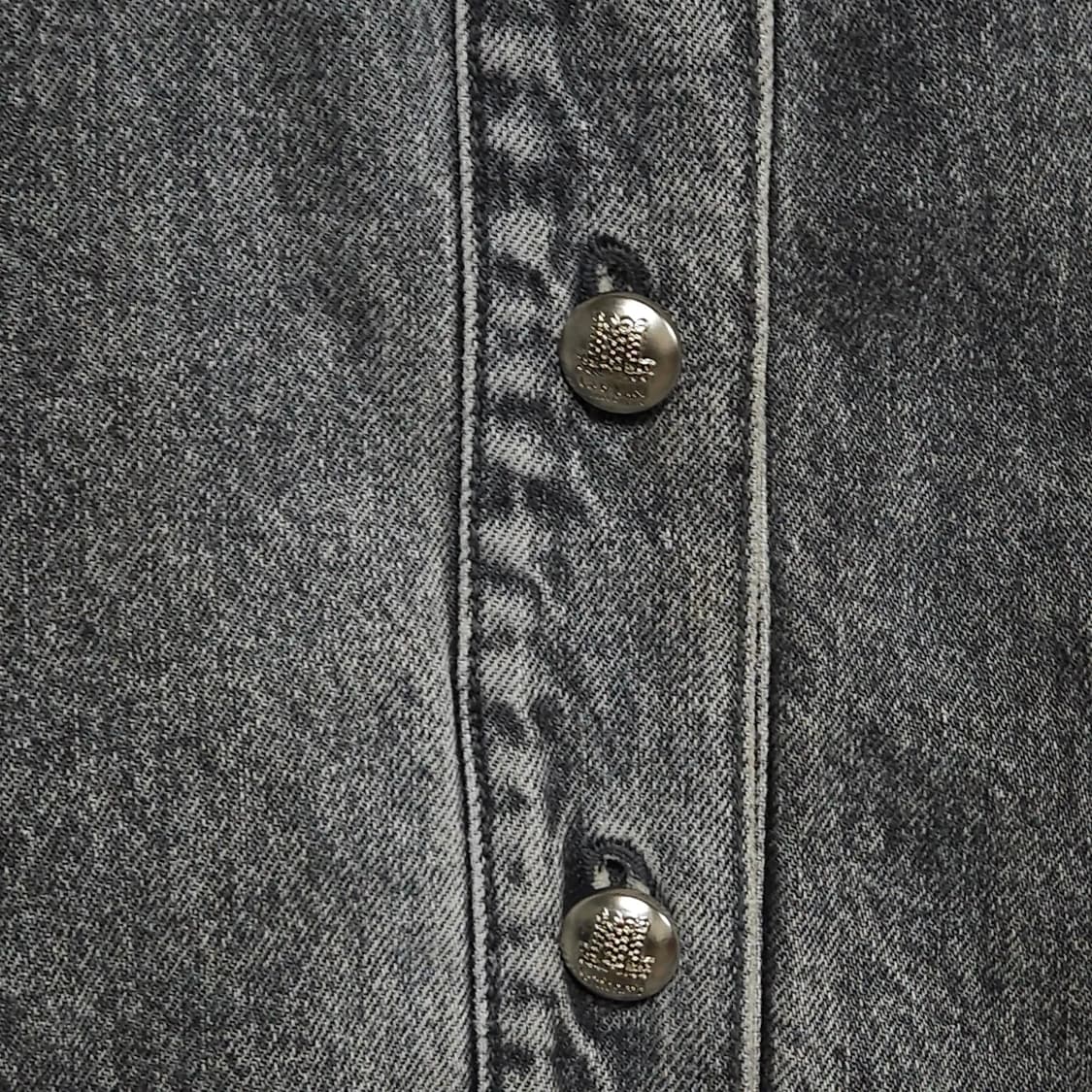 LANVIN 랑방23FW 백로고 엠브로이더리 데님 청자켓 상품이미지5