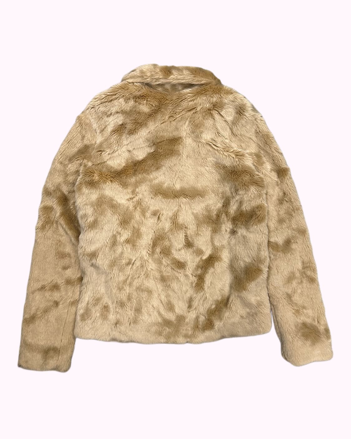 beige faux fur jacket 상품이미지4