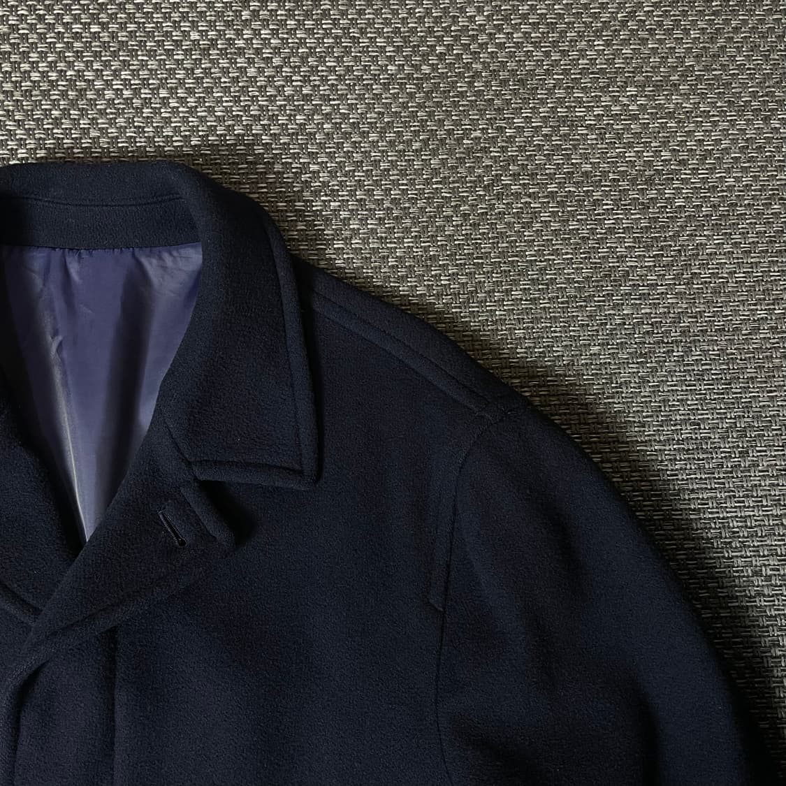 VESVIO 네이비 미디 코트 M 상품이미지3