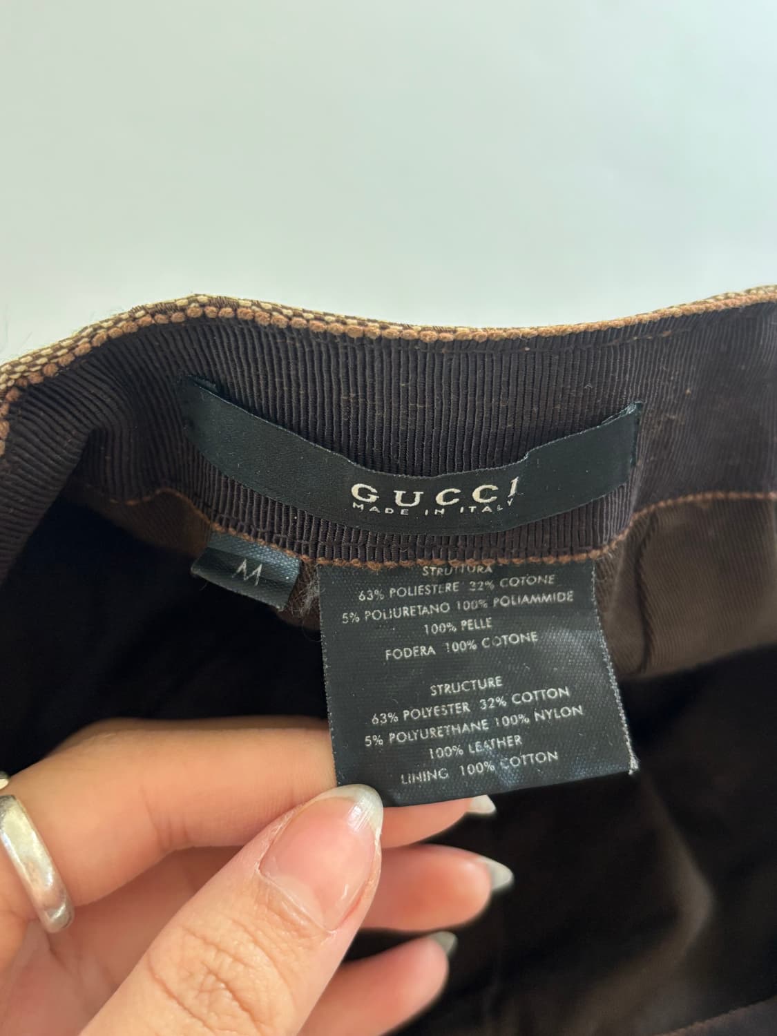 Gucci 구찌 브라운 GG로고 캡  상품이미지7
