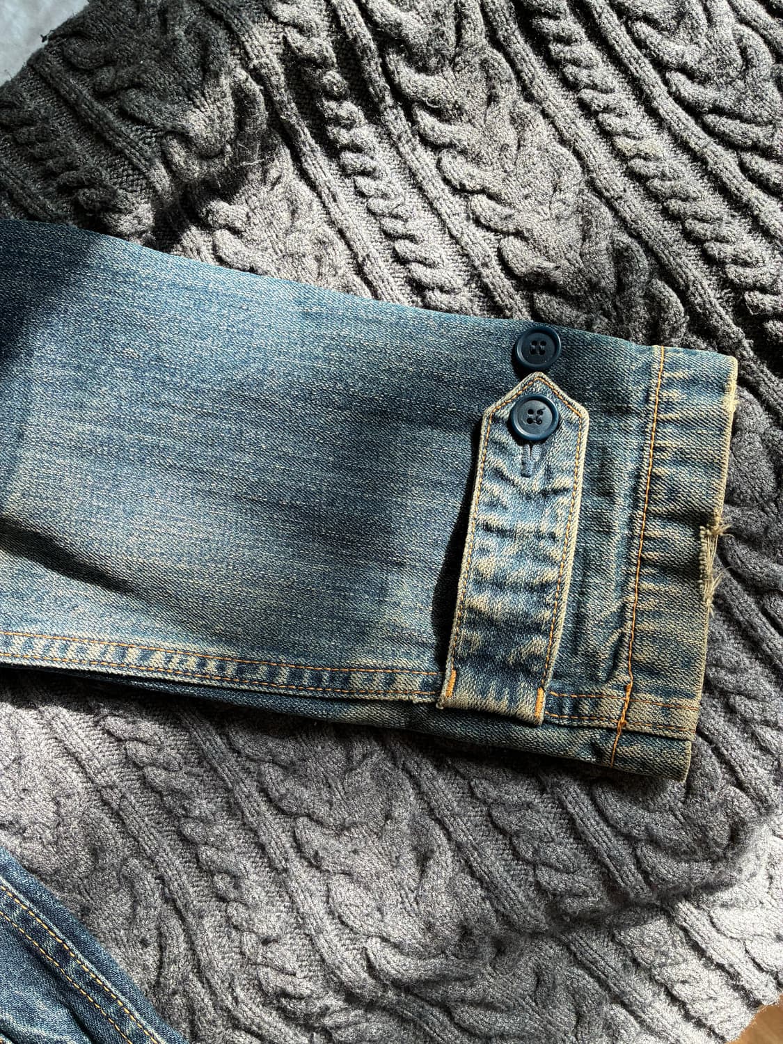 빈티지 오버사이즈 데님자켓 상품이미지2