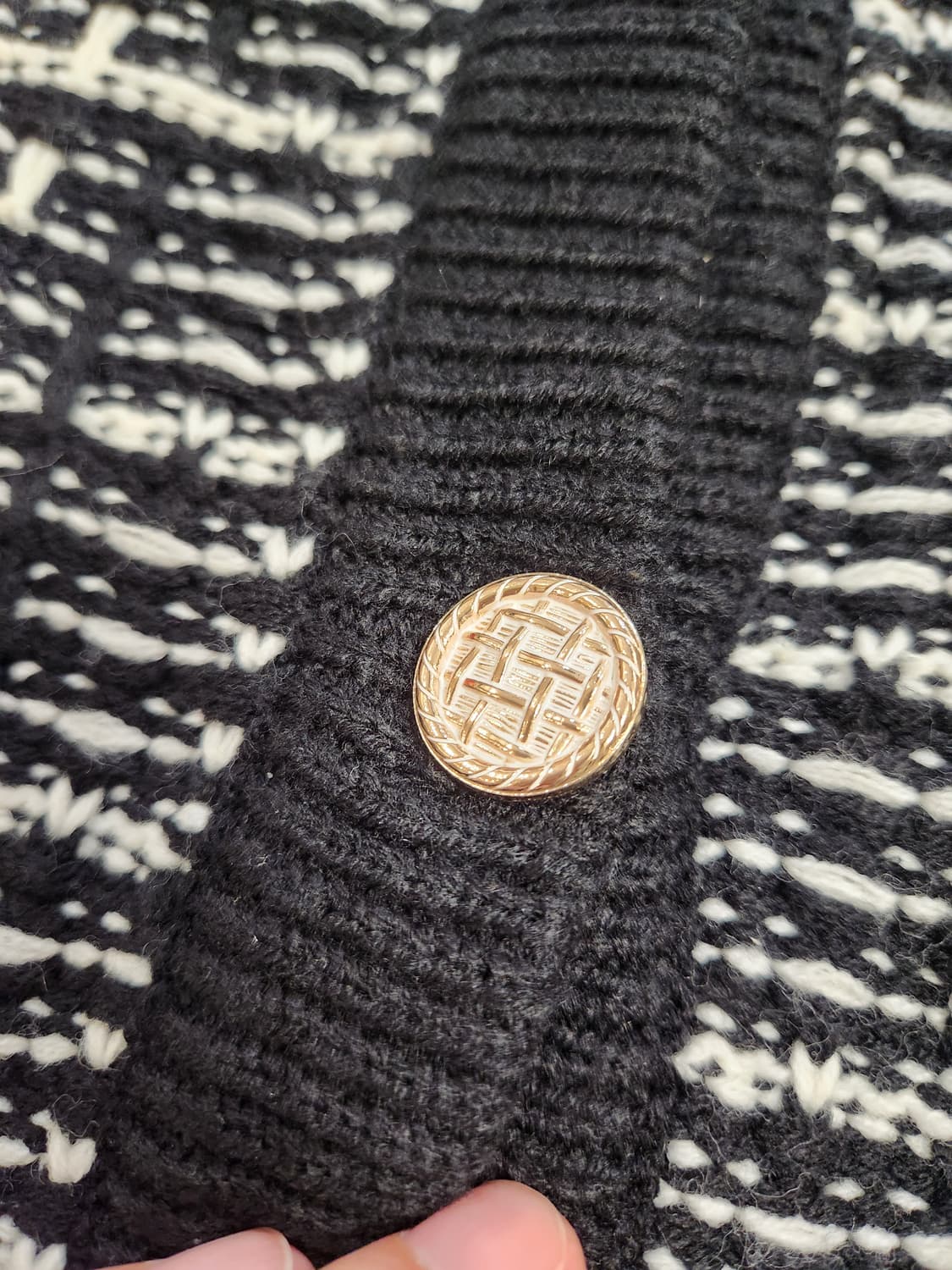 르샵 니트조끼 트위드느낌 상품이미지4