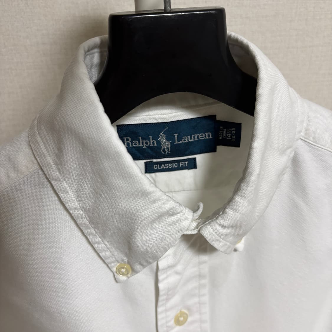 폴로 랄프로렌 클래식핏 옥스포드 셔츠 / 화이트, L 상품이미지4