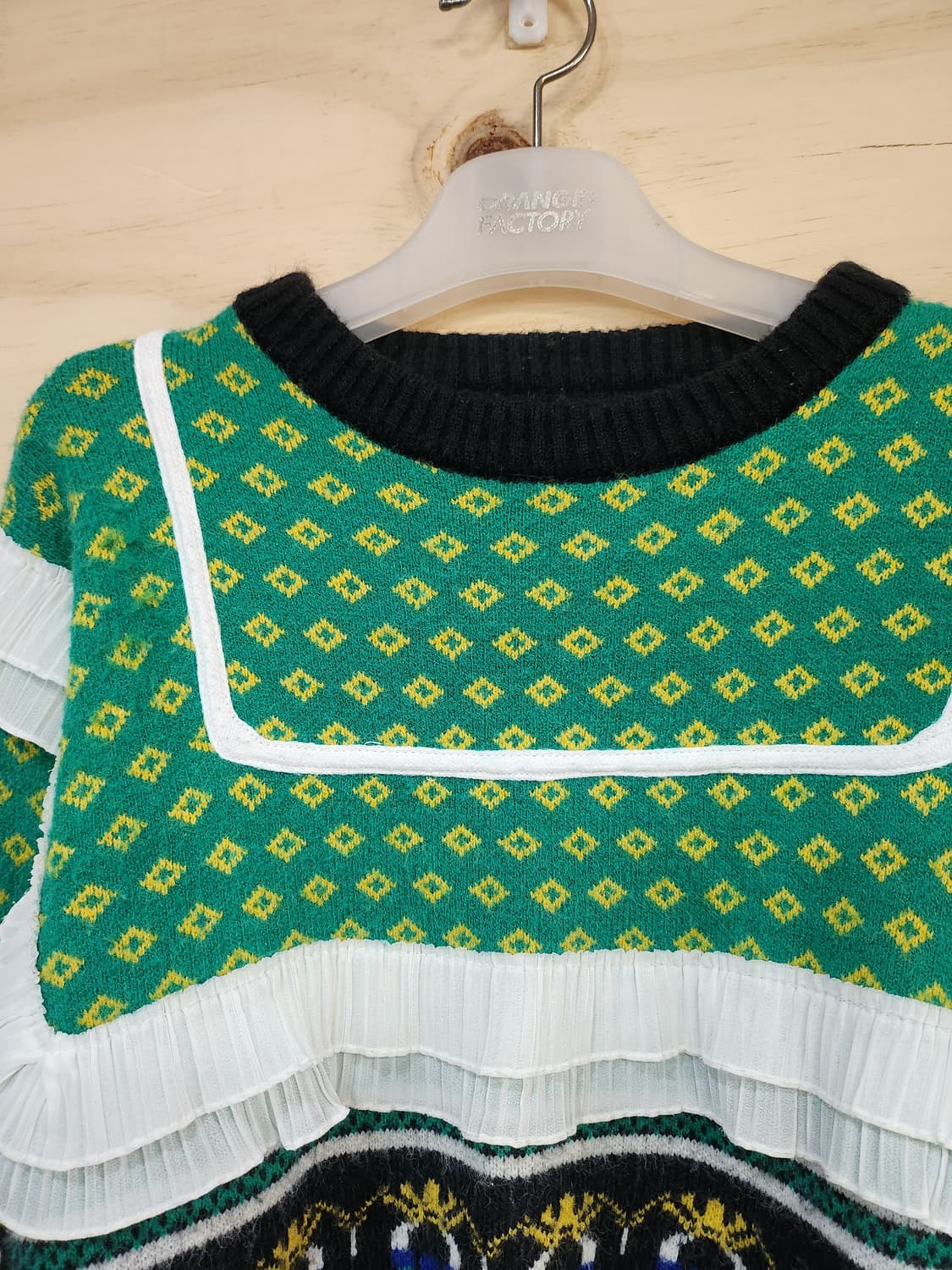 642) 여성 패턴 니트 상품이미지5