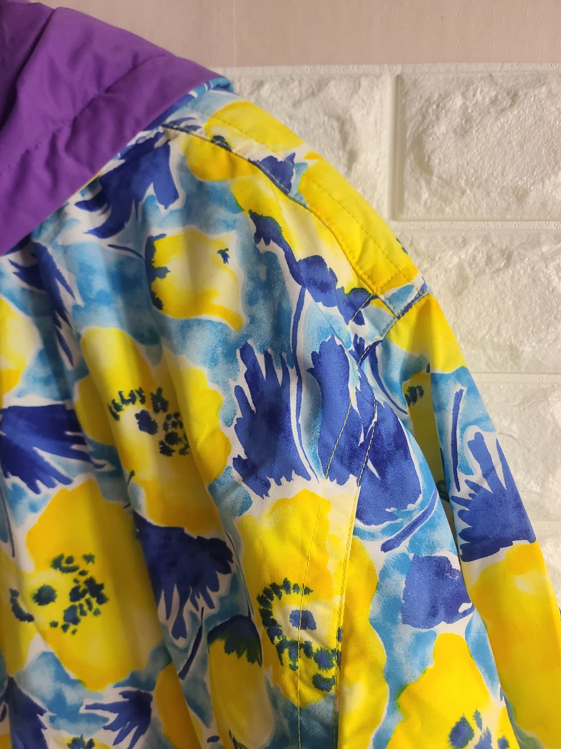 90s 일본판 HEAD 플라워 패딩 상품이미지5