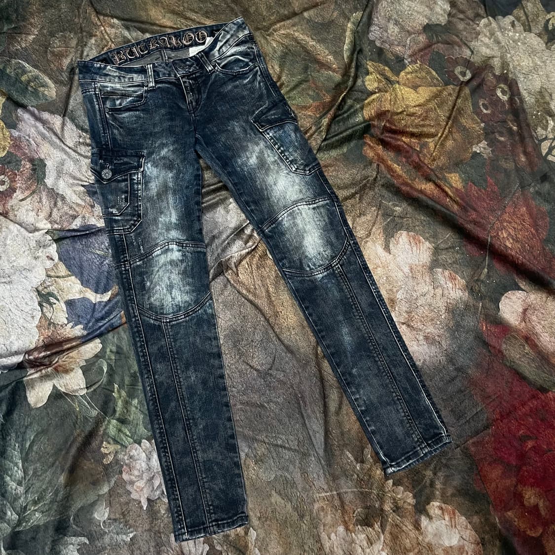 버커루 빈티지 슬림핏 워싱데님진 27 상품이미지1