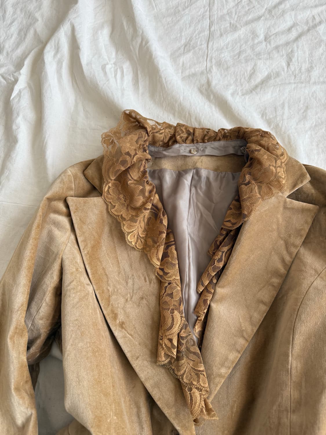 히메갸루 모카갸루 y2k 00’s 페어리 벨벳 자켓 상품이미지3