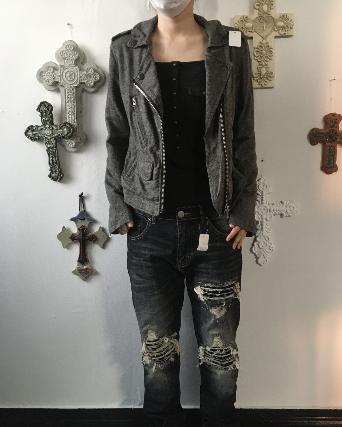 Woolen rider jacket 상품이미지7