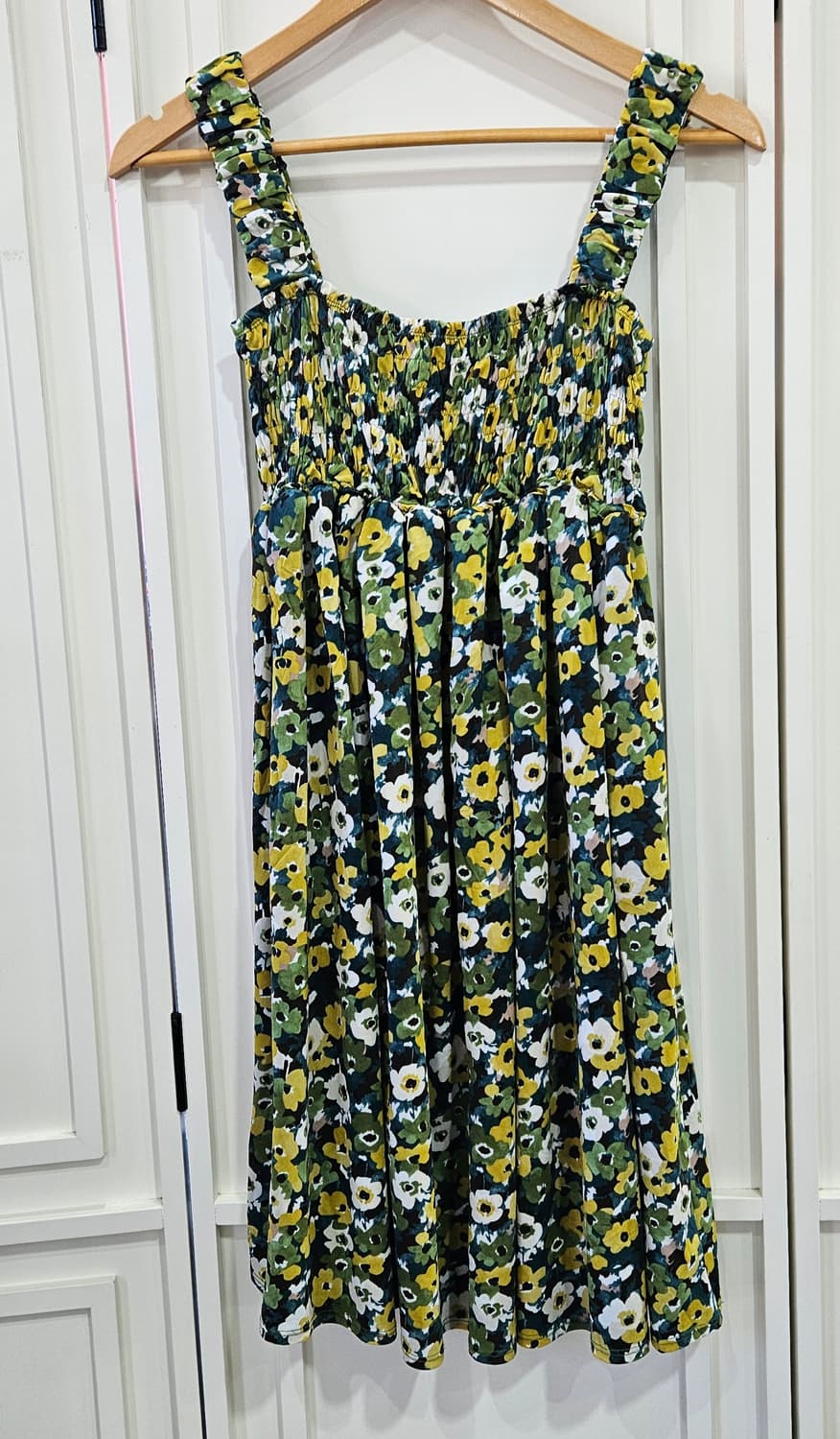 그린플라워 셔링 원피스 상품이미지4