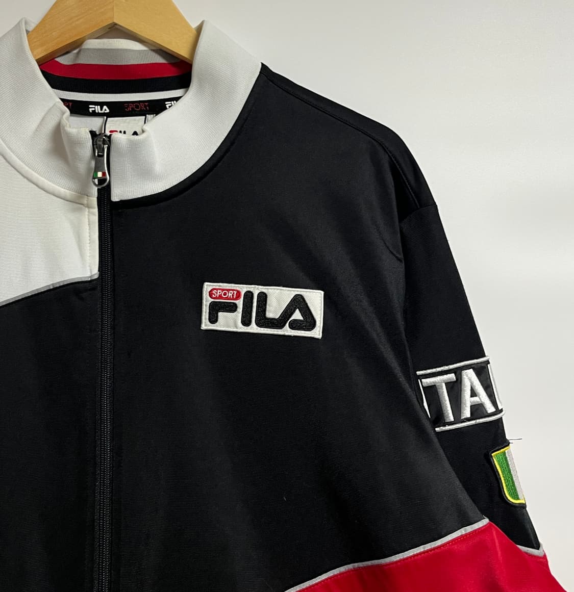 휠라 오버핏 이탈리아 져지 트랙탑 XL 상품이미지4