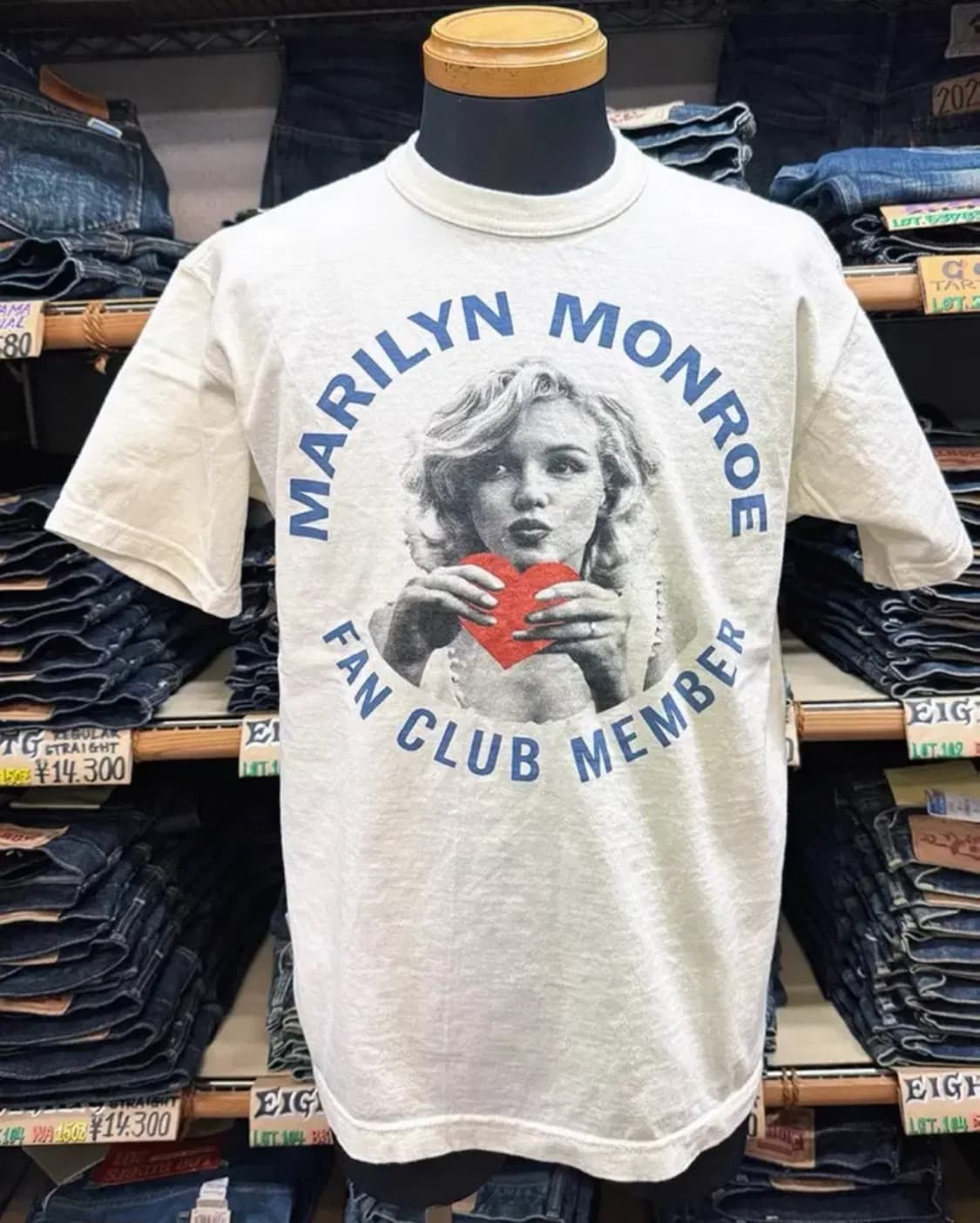 토이즈맥코이 마릴린 먼로 FAN CLUB MEMBER 티셔츠 상품이미지1
