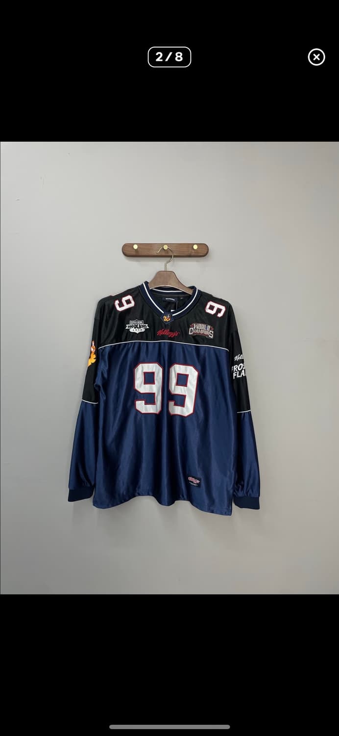 위캔더스 X 켈로그 풋볼 네이비 져지 A3009 상품이미지2