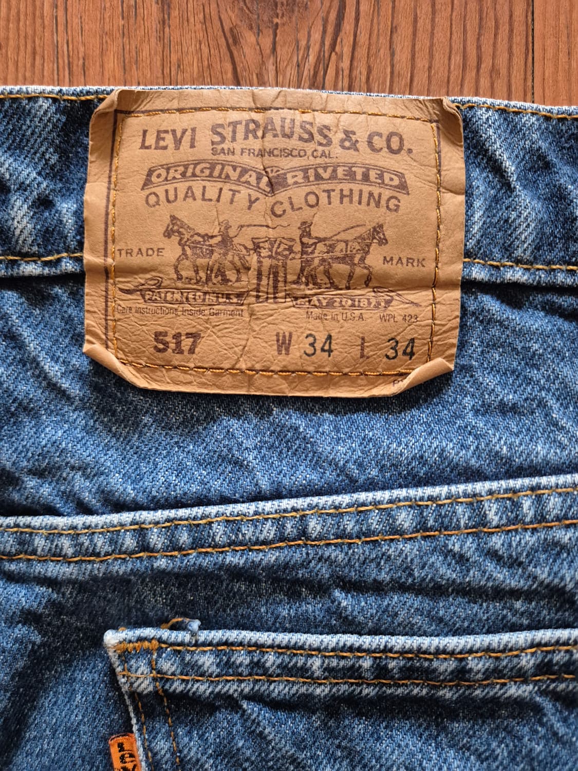 90S 리바이스 517 오렌지탭(Made in USA) 상품이미지5