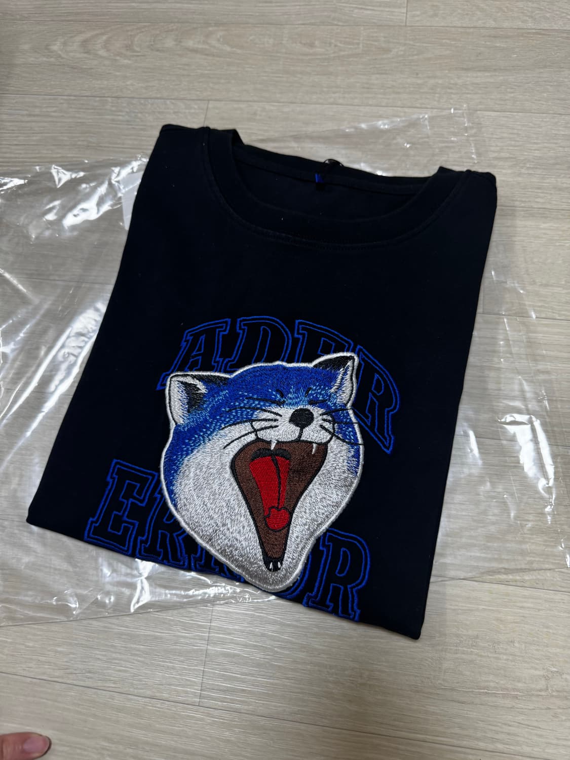 [A3] 아더에러 메종키츠네 얀 폭스 티셔츠 블랙 상품이미지1