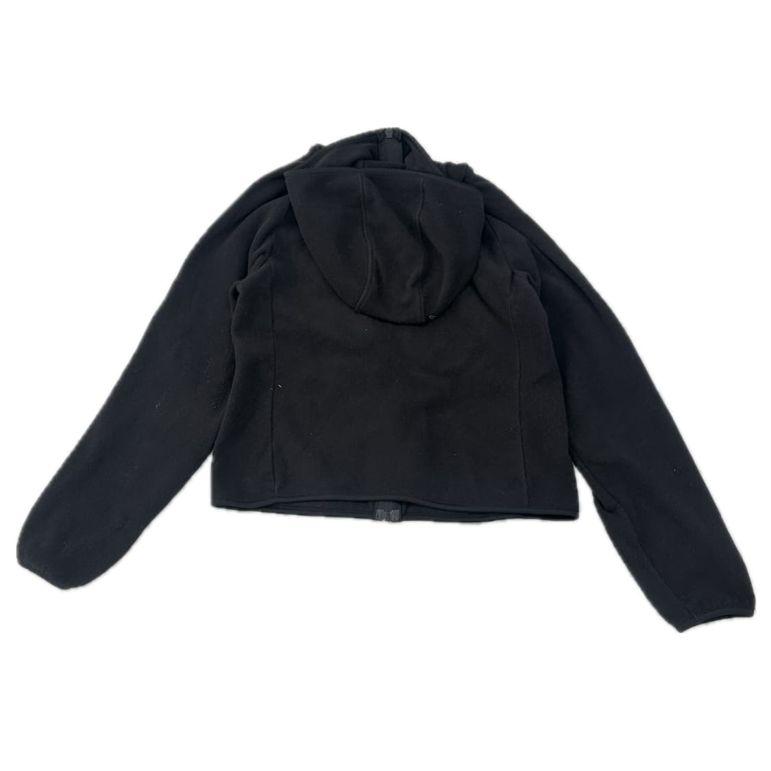 일본 유니클로 블랙 후드 후리스집업 후드집업 베이직 슬림 플리스 집업 상품이미지3