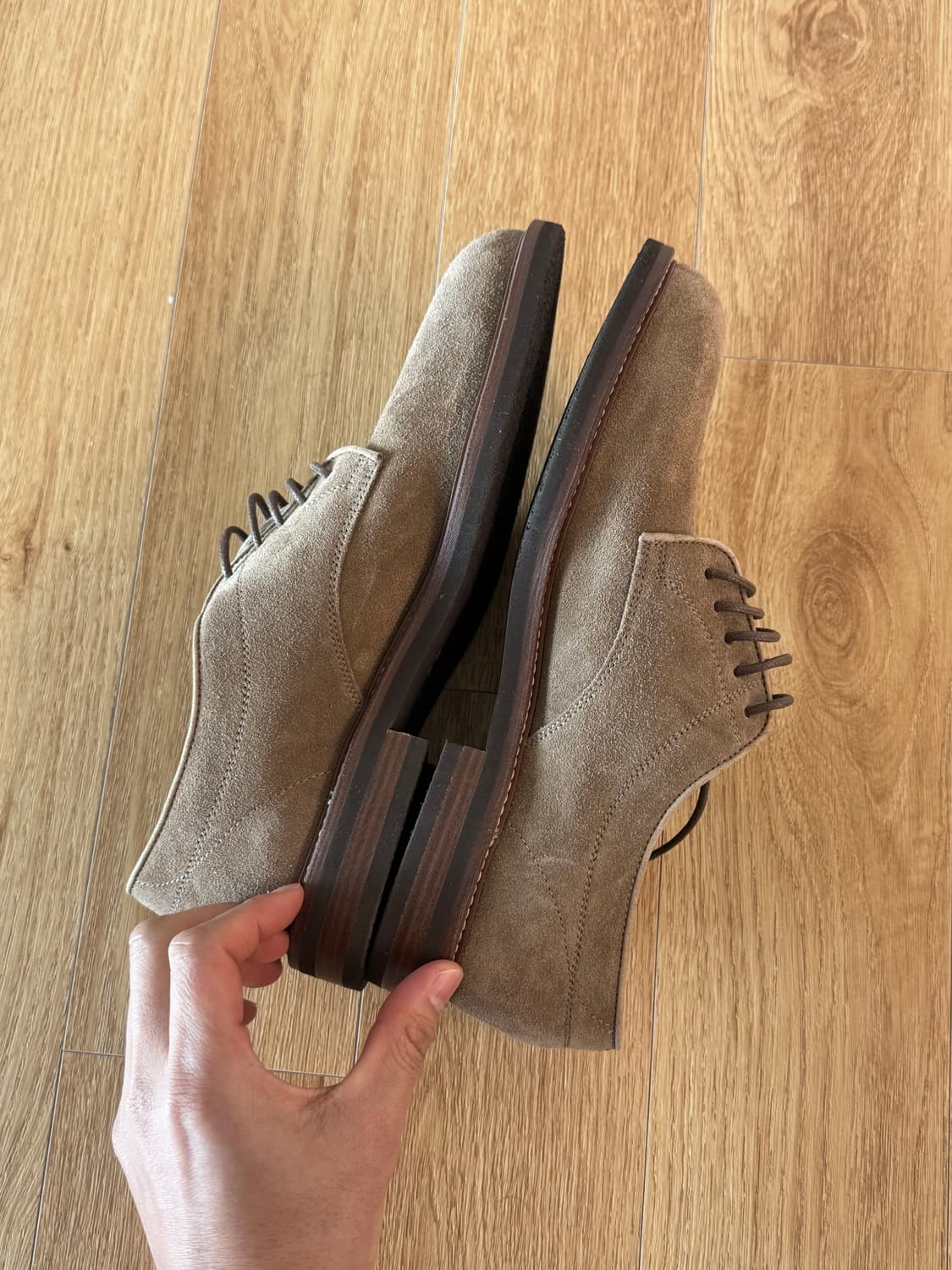 브루넬로 쿠치넬리 스웨이드 더비 슈즈 42 상품이미지5