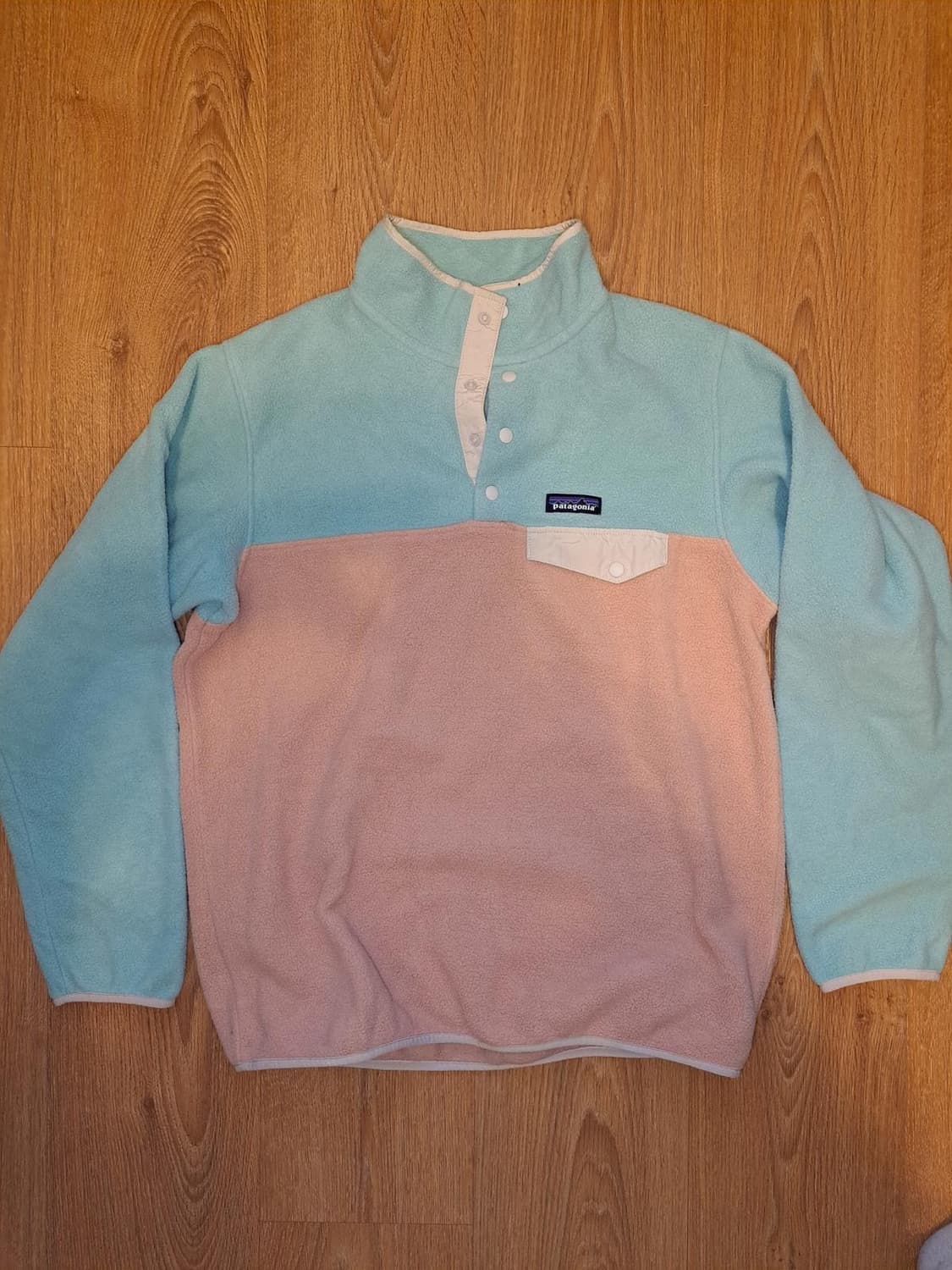 10s 파타고니아 신칠라 스냅-T 민트/핑크/화이트 상품이미지1
