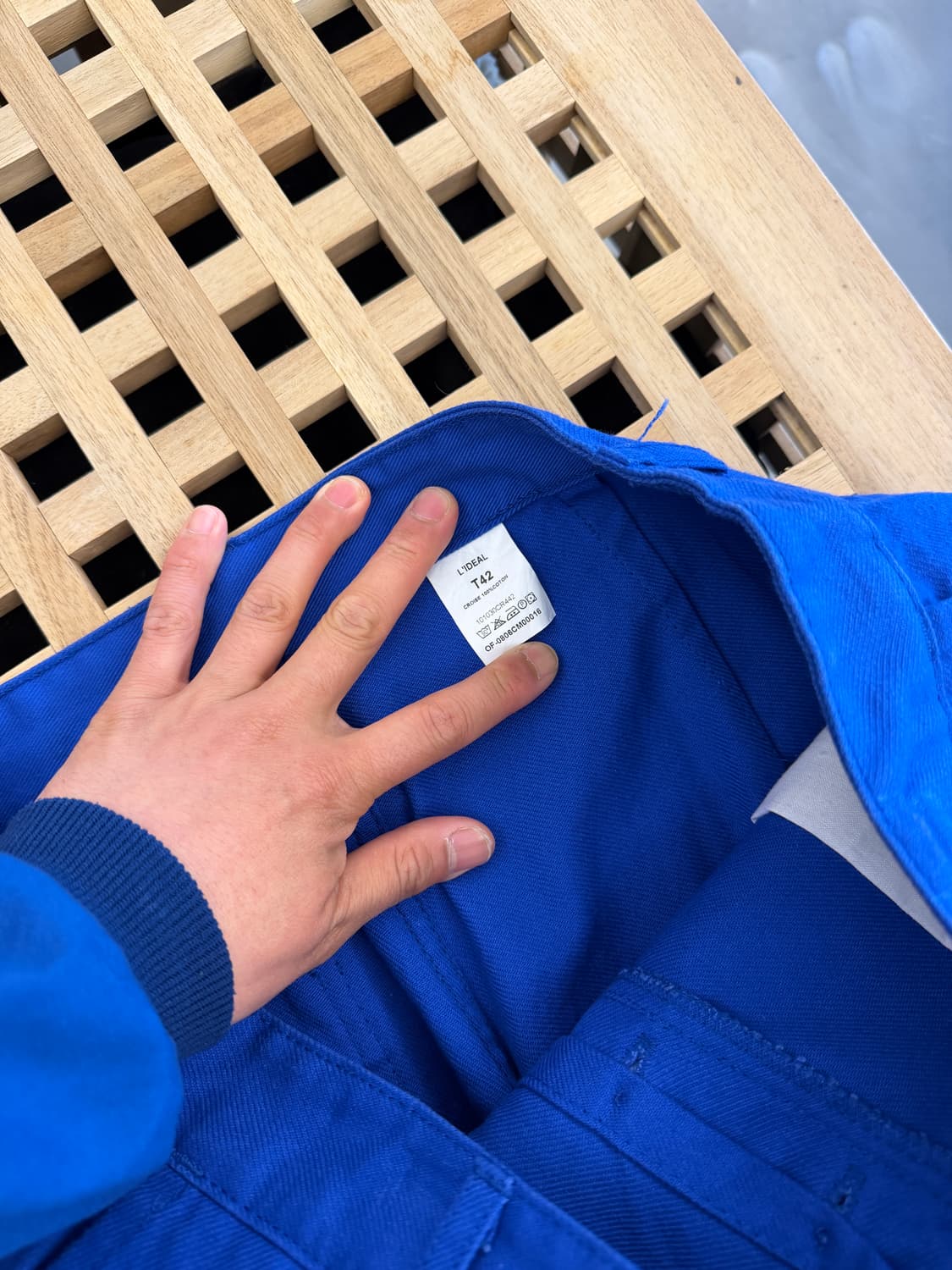 OLD VINTAGE WASHED BLUE 빈티지 프렌치워크팬츠 상품이미지6