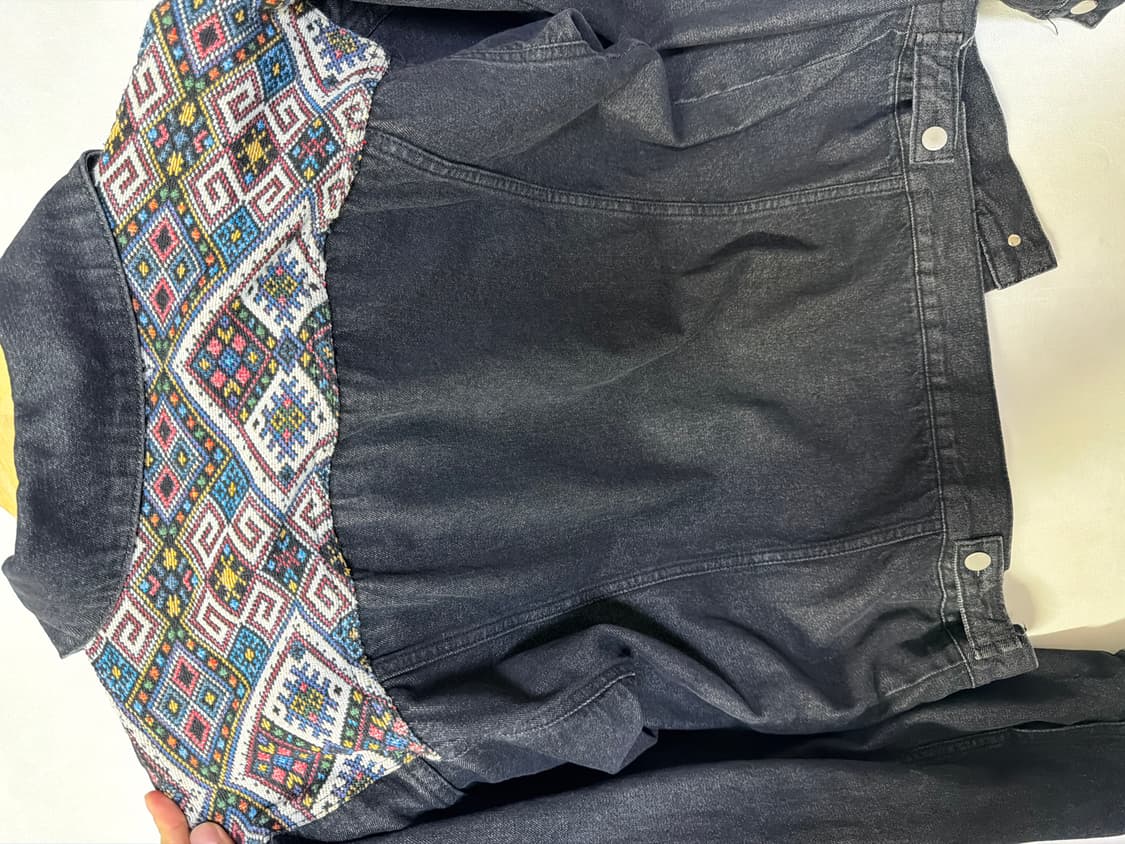 빈티지 크롭 데님 자켓 상품이미지3