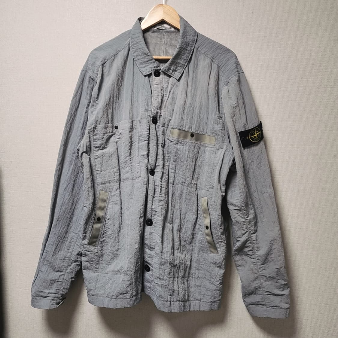 [2XL] 스톤아일랜드 시어서커 자켓 바람막이 상품이미지1