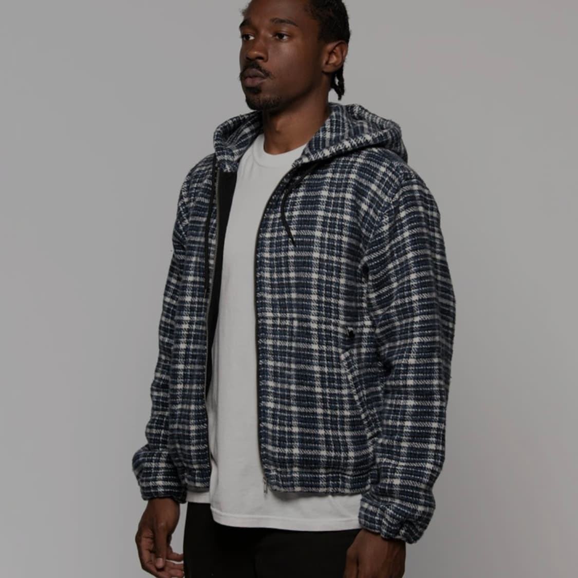 스투시 플란넬 워크자켓 L 혁오 작용 상품이미지4