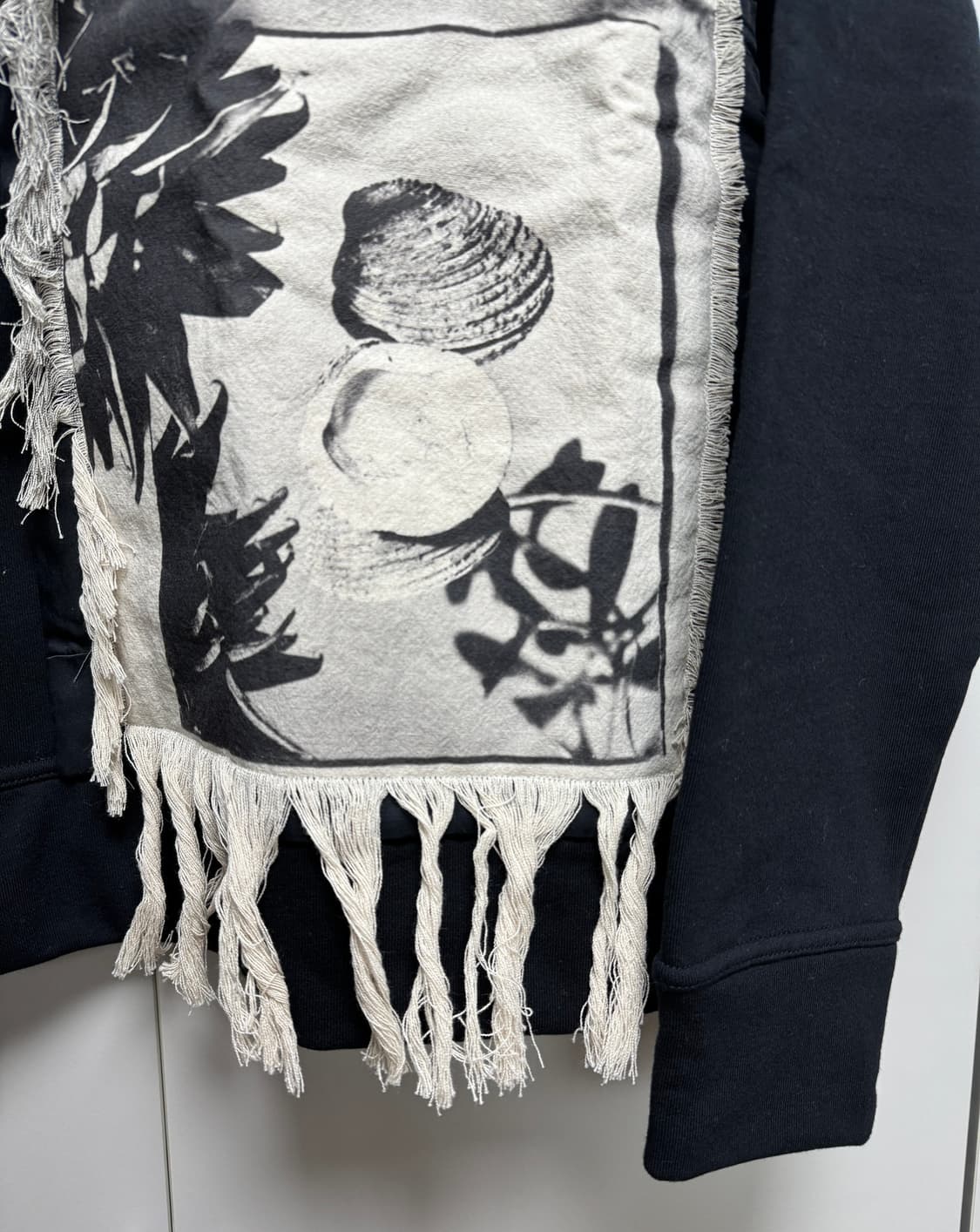 질샌더 그래픽 패치워크 프린지 맨투맨 상품이미지6