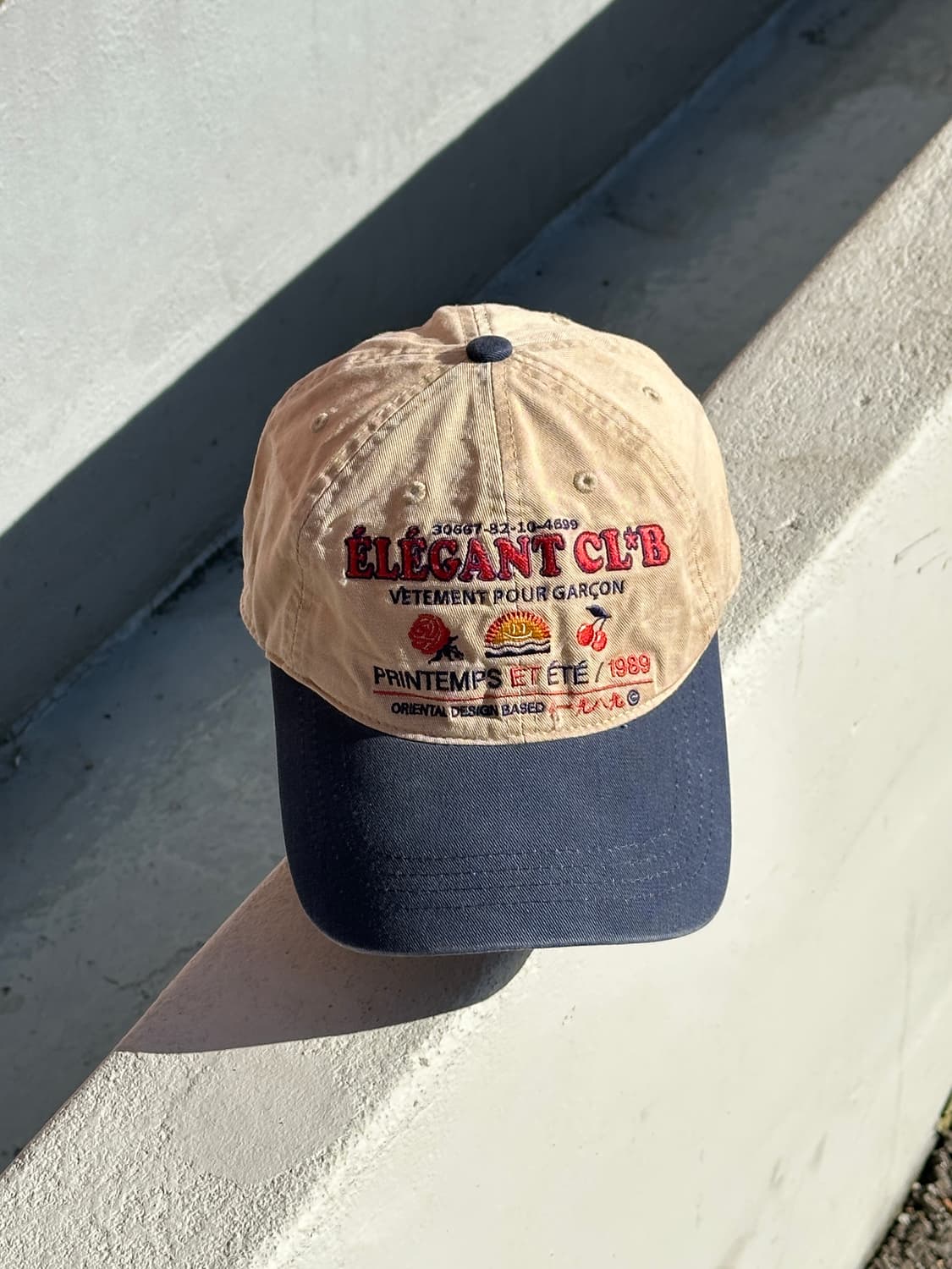 [F] 곤니치와봉쥬르 엘레강트 볼캡 모자 상품이미지1