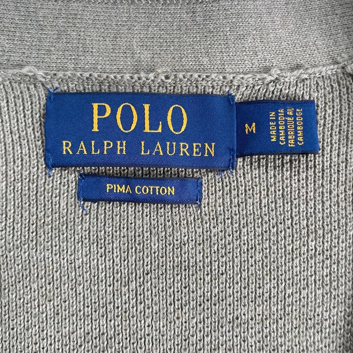 Polo 폴로 랄프로렌 신형 올리브 그린 업버튼 가디건 상품이미지6