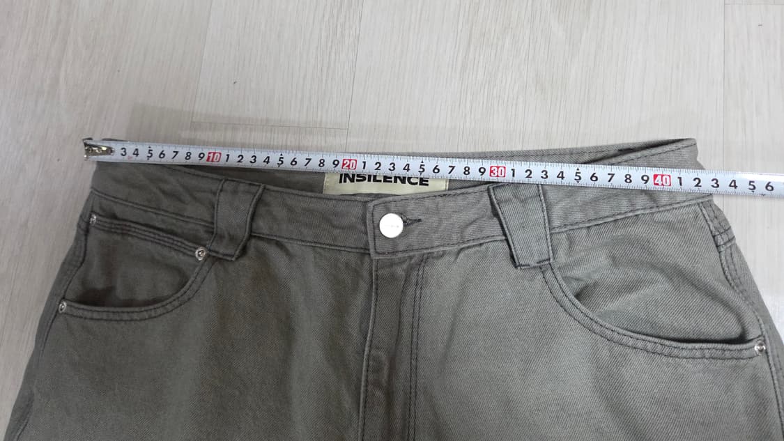 (착샷) 인사일런스 카고 바지 컷오프 라인 상품이미지5