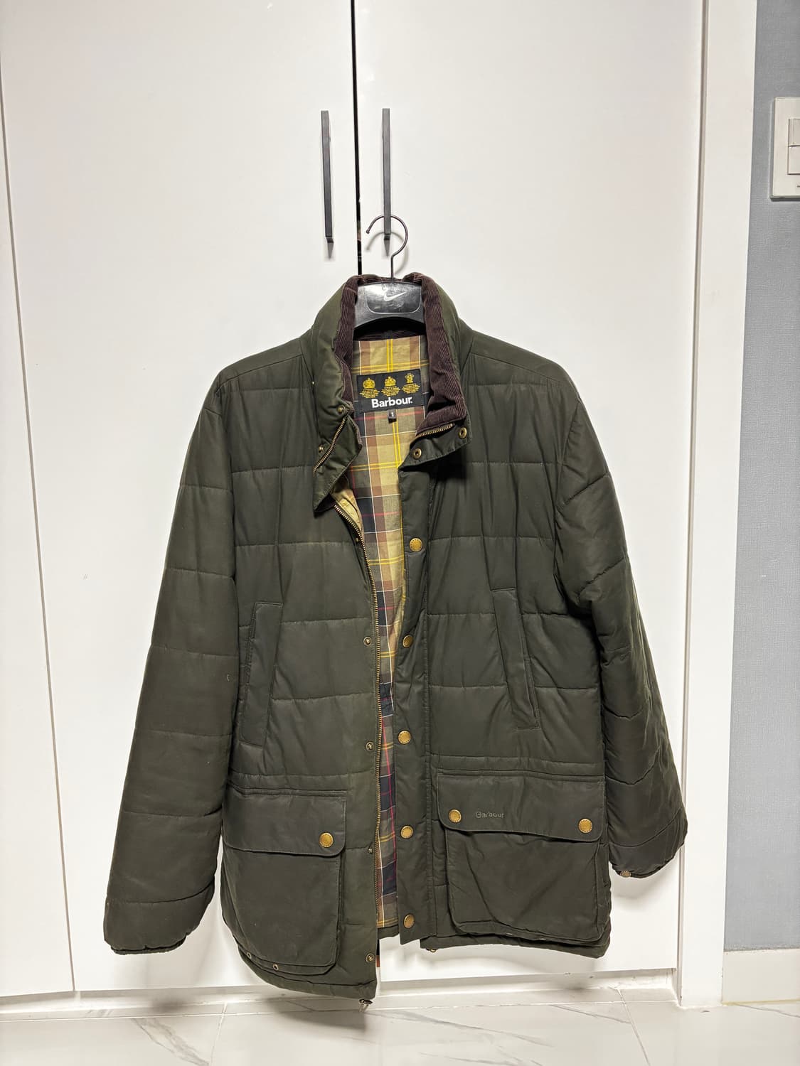 바버 왁스 패딩 카라코람 비데일 상품이미지1