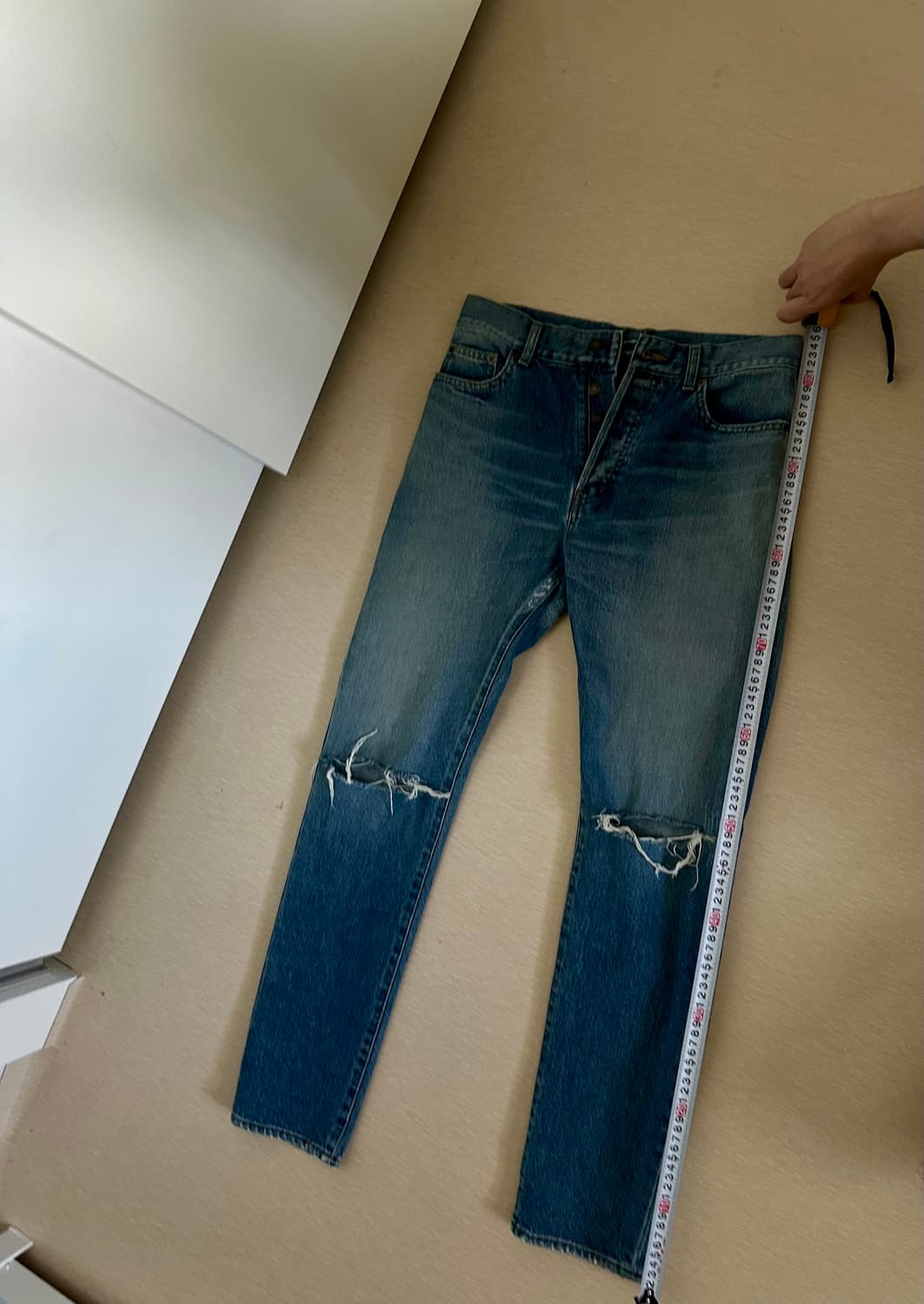 생 로랑 무릎 디스 진 29사이즈 상품이미지4