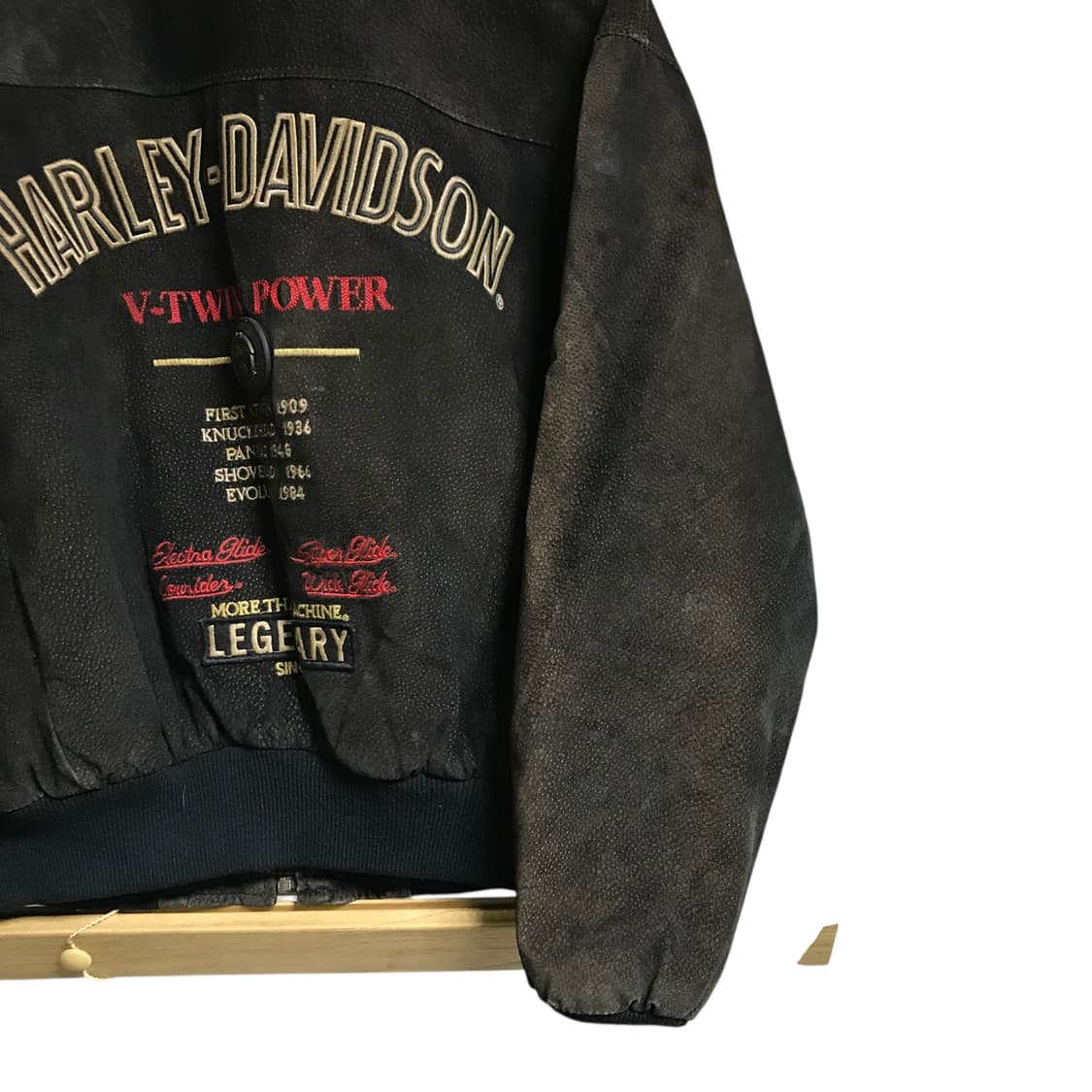 할리데이비슨 세무가죽 블루종자켓 상품이미지6