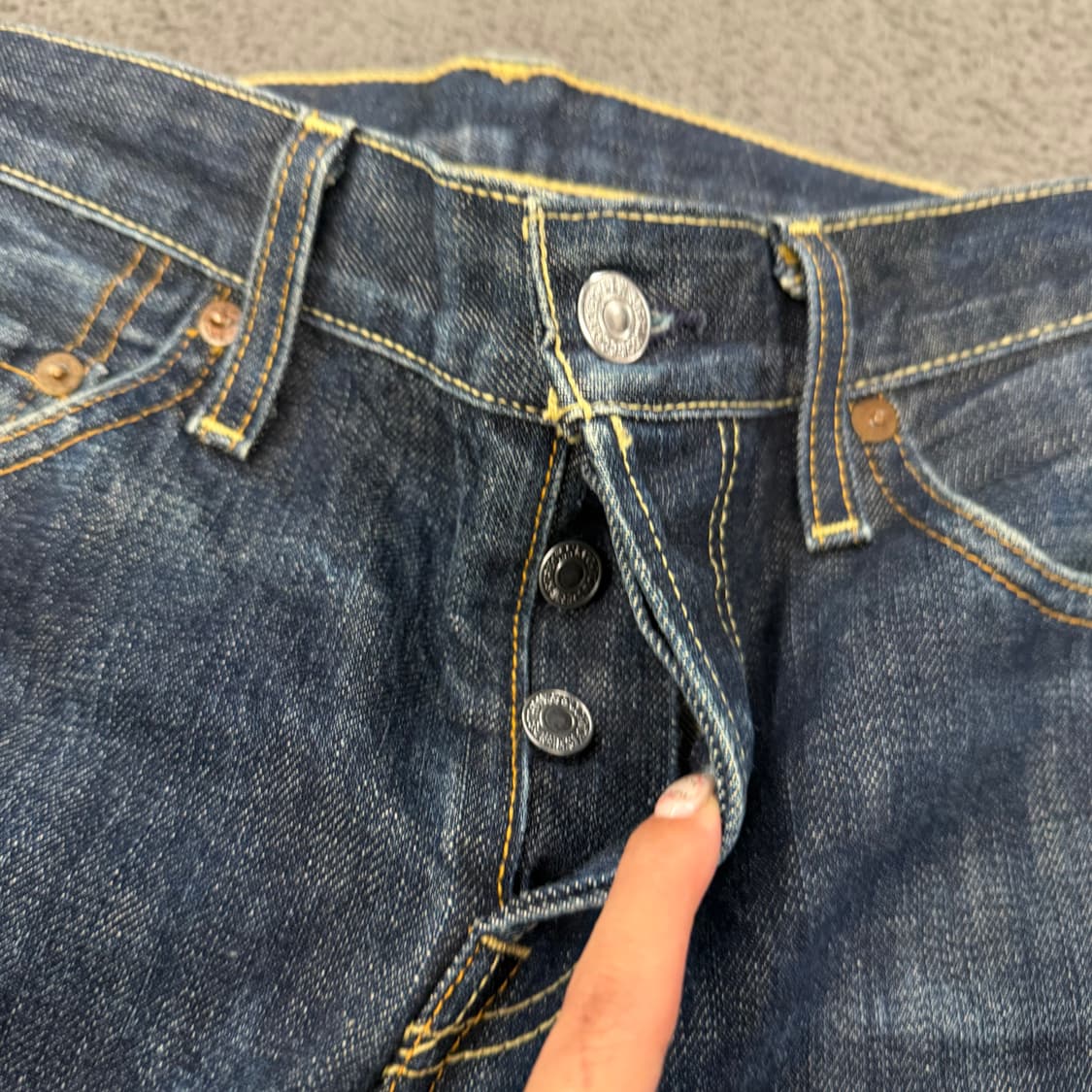 [ 정품/28X34 ] 리바이스 501 캐피탈 E 데님 청바지 상품이미지4