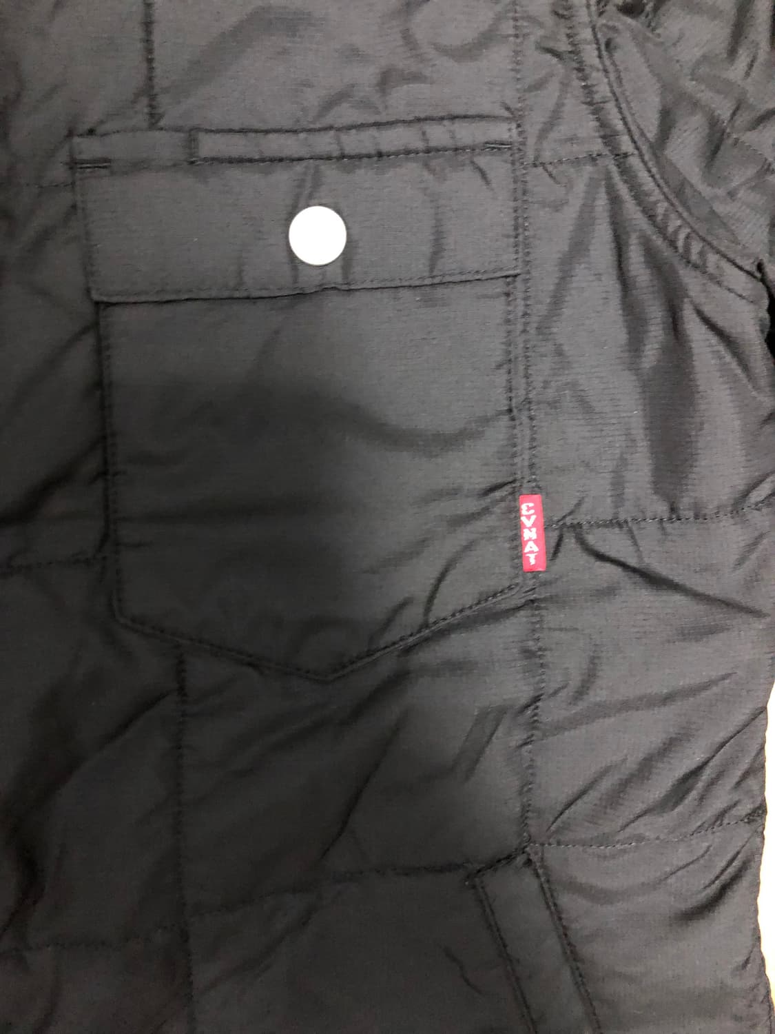 커버낫 블랙 셔츠 패딩 자켓 M 상품이미지4