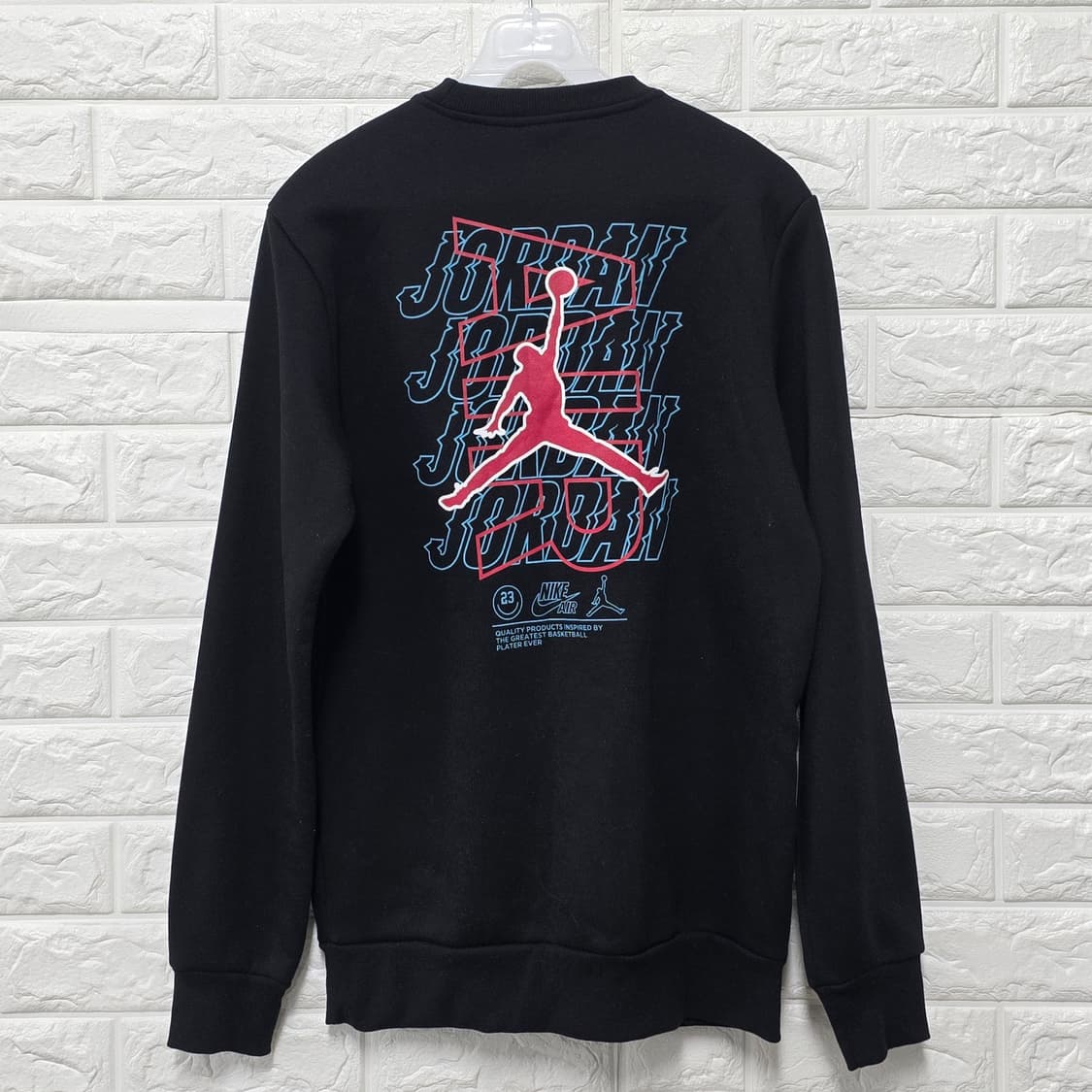 택포_ 나이키 조던 블랙 맨투맨 M 상품이미지4